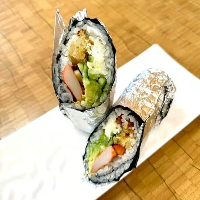 Crab Monster Burrito.