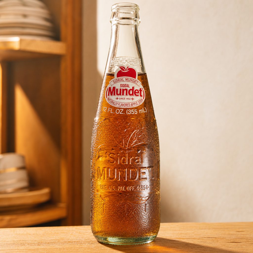Mundet Apple Soda.