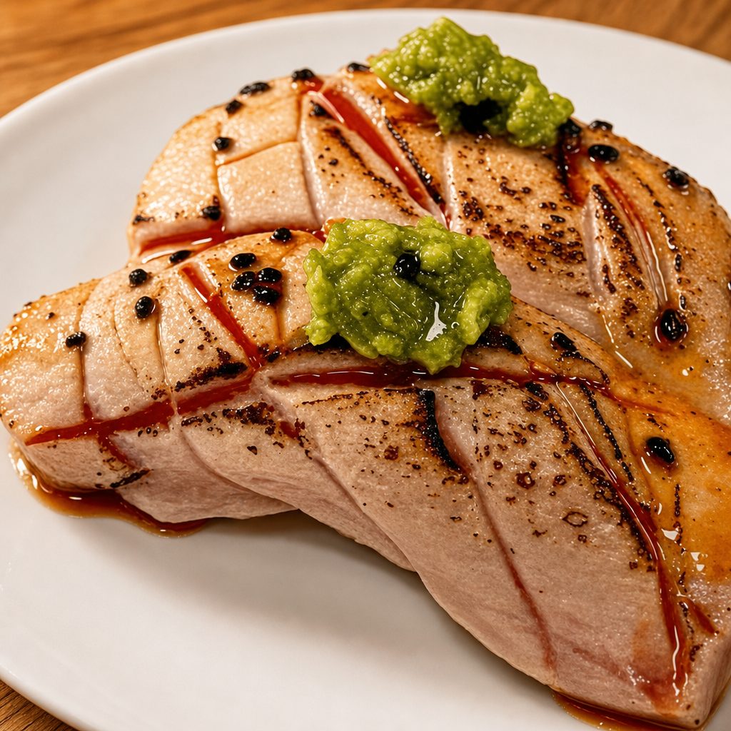 Torched Tuna Sushi.