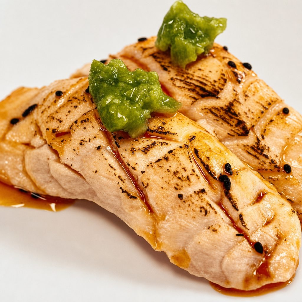 Torched Salmon Sushi (Popular).