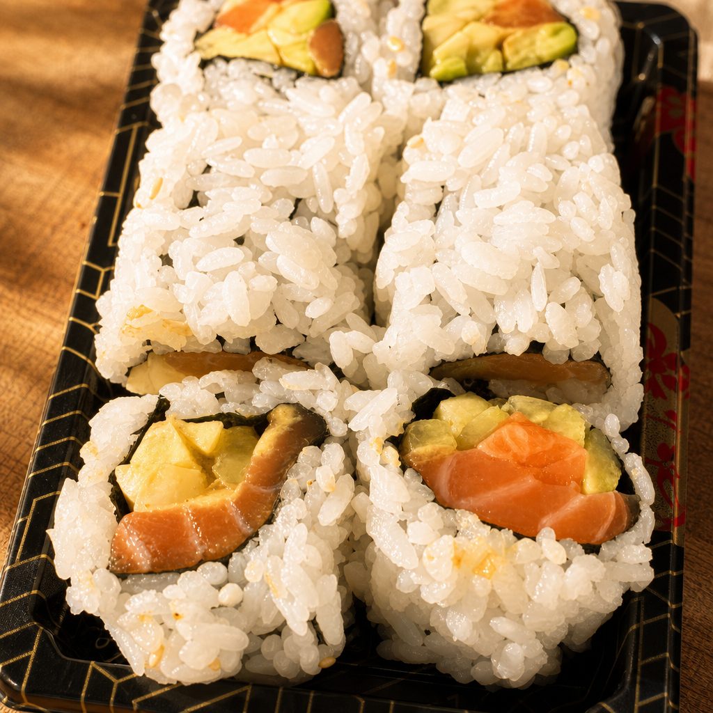 Spicy Salmon Roll.