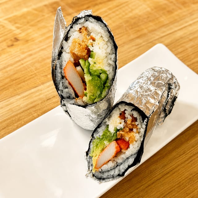 Crab Monster Burrito.
