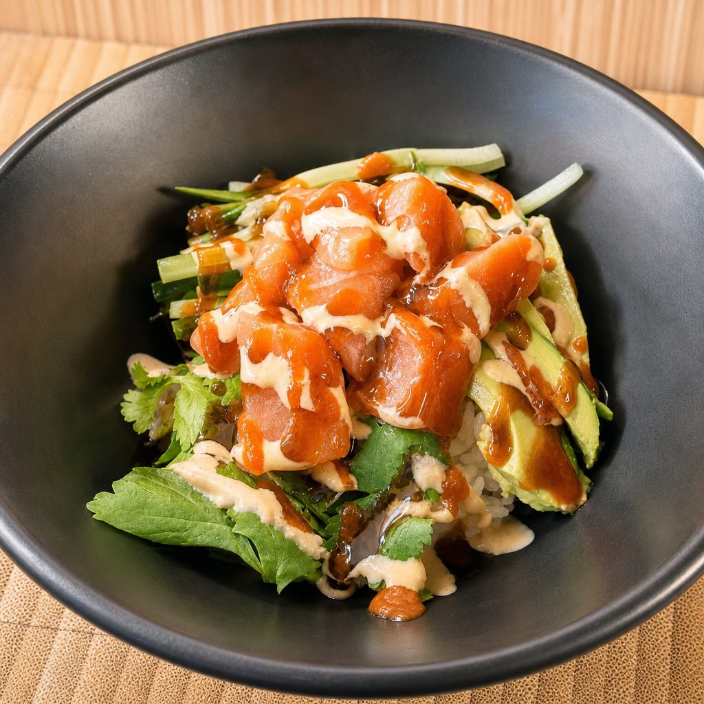 Spicy Salmon Sushi Bowl (BOGO) Read Description For Change.