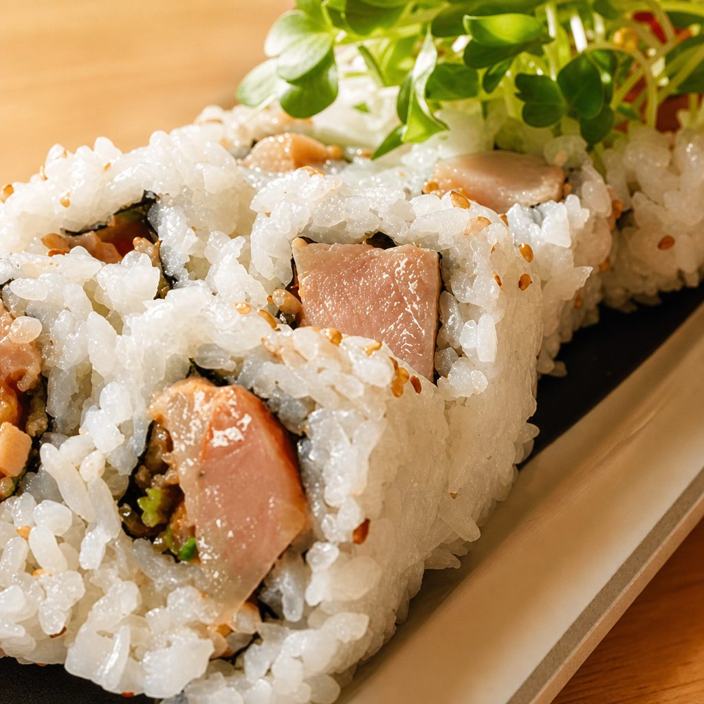 Spicy Yellowtail Roll.